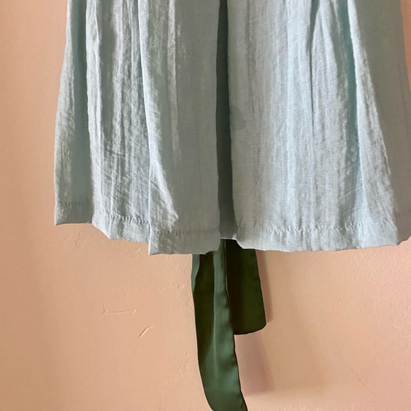 Happie loves it green/blue sashed blouse - Picture 6 of 10